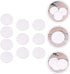 10pcs Round Painting Canvas Panel Boards Canvas Drawing Board Stretched Artist Canvas Canvas Painting Board for Drawing Painting DIY Student Artis...