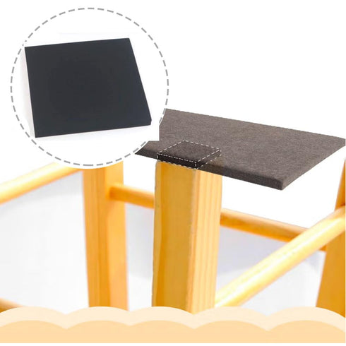 Adhesive Backed Foam,Adhesive Foam Padding 4 Inch Long X 4 Inch Wide X1/4 Inch Thick,Foam Padding Sheet for Furniture Cars Speakers (6, 4" x 4" x ...