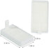 10 pcs Replacement High Efficiency Filters,Robot Vacuum Cleaners parts,for ILIFE V3s, V5s, V5s Pro Robot Vacuum Cleaners (White)...