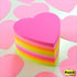 3M Post-it and sticky notes Heart 72x72mm fluorescent color five-color 225 sheets CC-31...