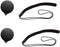 Rubber Lens Cover Cap for GoPro MAX Waterproof 360 Camera with Keeper, ULBTER Elastic Lens Cap Leash Keeper Prevent Lens Cap Lost Accessory for Go...