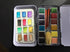 Honbay 24PCS White Plastic Watercolor Half Pans Empty Watercolor Paint Half Pans...