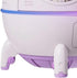 Cool Mist Humidifiers, Mini USB Humidifier, Cute Spaceship Shaped Humidifier Portable Household Ambient Light Humidifier US Plug 110V Purple...