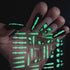 Halloween Nail Art Stickers, Luminous Halloween Nail Decals 3D Self Adhesive Nail Art Supplies Halloween Glow in The Dart Nail Designs Halloween C...