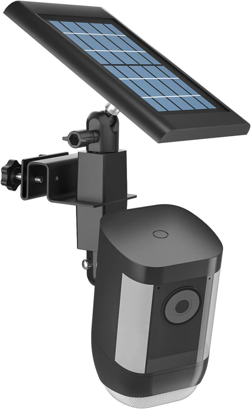 HOLACA 2-in-1 Weatherproof Gutter Mount for solar panel/super solar panel and spotlight cam pro/plus, stick up cam battery/wired camera. Compatibl...