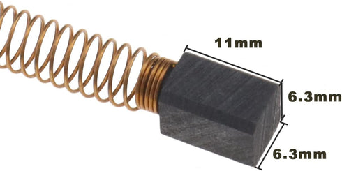 4Pcs Carbon Brushes Replacement Compatible with BLACK & DECKER KR70 Motor Carbon Brushes Power Tools Accessories 6.3x6.3x11mm...