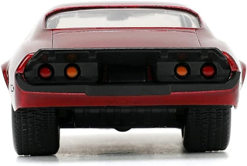 Jada Toys DC Comics 1:32 1973 Chevy Camaro Die-cast Car with The Flash Die-cast Figure, Toys for Kids and Adults, Red...