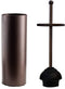 Bronze Toilet Plunger with Holder for Bathroom Metal Canister Holder Drip Cup, Heavy Duty, Deep Cleaning,Quick Dry Bronze...
