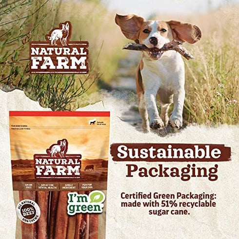 Natural Farm Nail-Free Chicken Feet Dog Treats (20 Pack), 100% Free-Range Air Dried Chicken Feet, No Nails, Fully Digestible, High Protein, Low Ca...