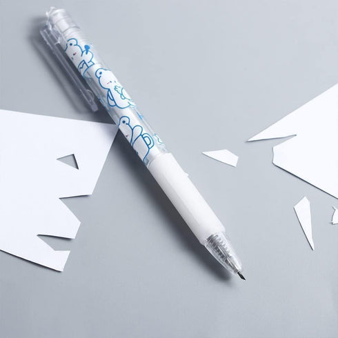 White Knife Pen Craft Cutting Tools,Paper Pen Cutter Knife, Retractable Hobby Knife Blade Art Utility Precision Paper Cutting Quilting Cutting Mat...