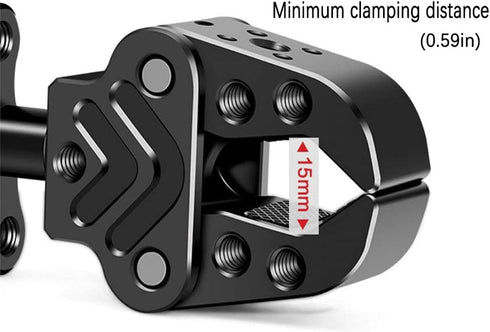 Super Clamp Camera Clamp Mount with 1/4" Thread Bottom Clamp for Gopro Camera ?Ronin?LCD Field Monitor, LED Lights, Flash, Mic, Action Cam...