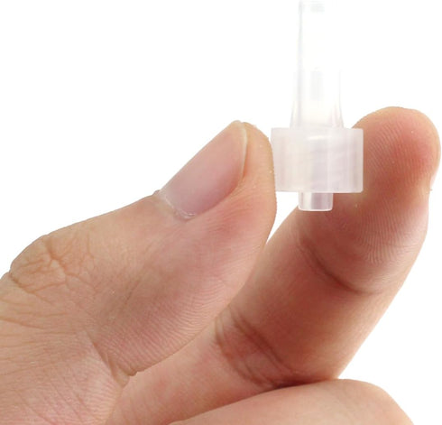 10pcs Male Luer Lock 3/16" Polycarbonate Hose Barb Adapter for Laboratory Biochemical Analytical Instruments...