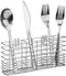 Slideep Cutlery Utensil Silverware Drying Rack, Flatware Storage Solution Basket with Hooks for Kitchen Dish Drainer Dish Drying Rack, RustProof 3...