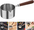 SHERCHPRY Small Pot with Oil Cooking Ladle Kitchen Cookware Reusable Sauce Pan Milk Pan Sauce Pans for Stove Top Noodle Pot Saucepan for Stove Top...