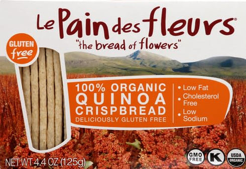 Le Pain des Fleurs Crispbread, Quinoa, 5.3 Ounce...