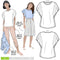 Style Arc Sewing Pattern - Posie Knit Top (Sizes 10-22)...