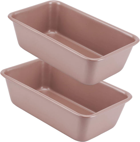 1Lb Bread Toast Baking Loaf Pan Truly Nonstick 9.57 x 5.7Inch (Inner Size 8.1x4.1) Double Thicker Color Evenly Easy Clean Dishwasher Safe Nontoxic...