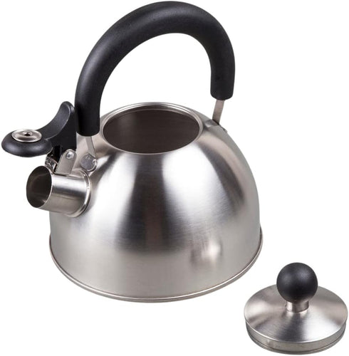 Stainless Steel Whistling Kettle 2.5qt/2.37l Hot Water Tea Stovetop...