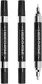 ZEYAR Liquid Chrome Marker Paint Marker, Shiny Silver Marker Pen for most surfaces, High-gloss display effects, Dual tips: Extra Fine and Medium P...