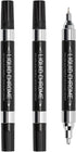 ZEYAR Liquid Chrome Marker Paint Marker, Shiny Silver Marker Pen for most surfaces, High-gloss display effects, Dual tips: Extra Fine and Medium P...