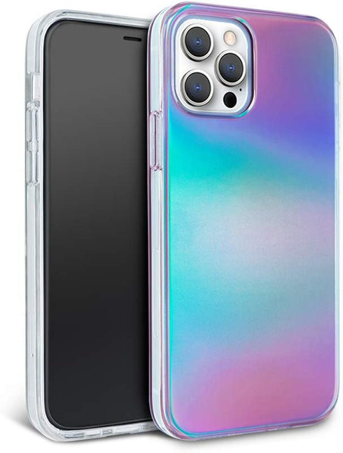 FELONY CASE - iPhone 12 Pro Max Case - Stylish Aura Holographic Phone Cover - Anti-Scratch, Wireless Charging Compatible, 360° Shockproof Protecti...