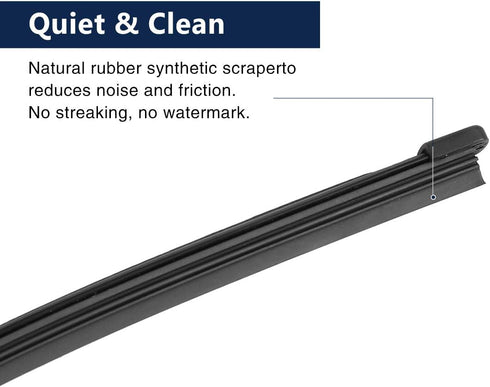 X AUTOHAUX Rear Windshield Wiper Blade Arm Set 335mm 13 Inch for Volkswagen Tiguan 2007 2008 2009 2010 2011 2012 2013 2014 2015 2016 2017...