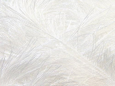 Large 100 Gram Skein Optical White Eyelash Yarn Fun Fur 164 Yards......