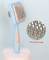 Dog Brush Cat Brush,Pet Grooming Brush,Self Cleaning Cat Dog Slicker Brushes with Smooth Handle, Removes Loose hair & Tangles,Skin Friendly & Prom...