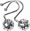 12Pcs Hollow Ball Shower Curtain Hooks Luxury Quality Rustproof Stainless Steel Shower Curtain Rings Hooks for Bathroom Rod (Chrome)...