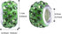 AIPRIDY Mixed Color or Single Color Polymer Clay European Spacer Beads, Crystal Rhinestone Charms Beads Rondelle Slide Bead Spacer for DIY Charm J...