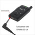 3.5mm Walkie Talkie Headset Ear Bud Earpiece PTT Mic Earphone for Motorola ST7000 LEX L11 Two Way Radio Replace PMLN7540...