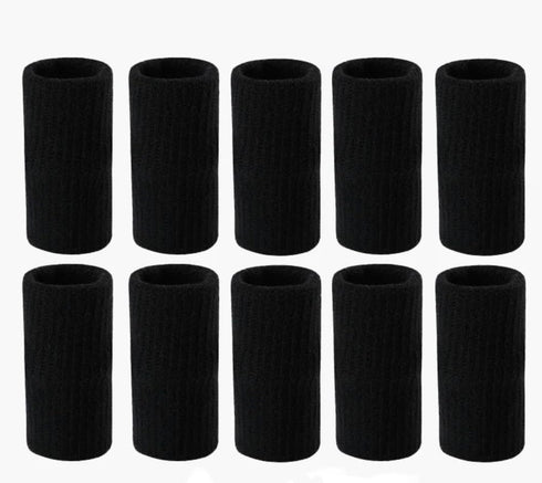 10 Pcs Compression & Support Finger Sleeves. Breathable Elastic Flexible Sleeves Splints For Trigger Finger Thumb, For Basketball Sport, Arthritis...