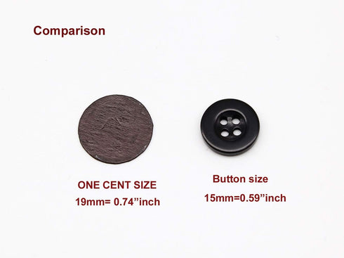 5/8 Inch (15mm) Mix 15 Colors Buttons for Sewing 4 Holes Resin Button for Crafts Scrapbooking Pack of 300 PCS with Box (Each Color 20 PCS)...
