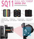 Webcam Mini Camera SQ11 HD Camcorder SQ8 SQ9 Upgrade Night Vision Mini Cam 1080P Sports Mini DV Voice Video Recorder(Black)...