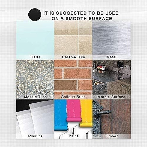 10pack Removable Silicone Sticky Anti-Slip Gel Pads Magic Gel Mat Stick to Car Dashboard Glass Mirrors Metal Tile Wall Kitchen Cell Phone Stand Re...