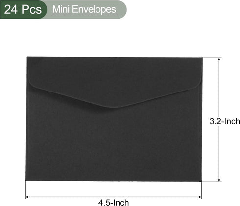 YOKIVE 24pcs Gift Card Envelopes, 11x8cm Mini Envelopes Small Envelopes Credit Card Size Bulk for Thank You Cards Graduation Greeting Wedding Birt...