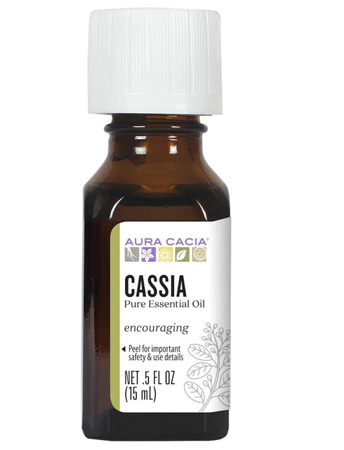 Aura Cacia Pure Essential Oil Cassia Bark - 0.5 fl oz...