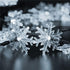 Dazzle Bright 100 LED Solar Christmas Snowflake Lights Outdoor, 39 FT Solar Powered Snowflake String Lights Waterproof for Xmas Tree, Holiday, Wed...