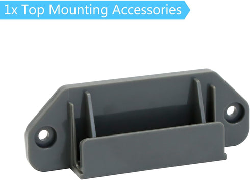 Retractable Baby Gate Hardware, Pet Gate with Cat Door Wide Baby Gate Replacement Parts Kit, Long Baby Gate Full Set Wall Mounting Accessories - B...