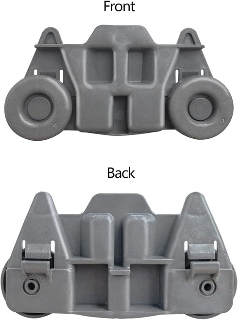 W10195416 Dishwasher Wheels Lower Dish Rack Wheel Part Assembly,Replacement for Maytag/Kitchen Aid/kitchenaid/Whirlpool/Kenmore Dish Rack Replaces AP5983730 W10195416V,AP5983730,PS11722152,Pack of 4