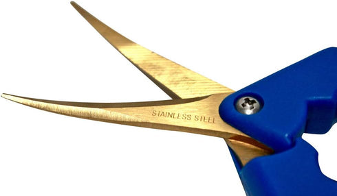 PremiumCut Gardening Scissors - Titanium-Coated Stainless Steel Precision Blades for Hydroponic Trimming, Shaping & Harvesting with Ergonomic Comf...