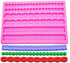 3D Pearl Knit Rope Silicone Mold Fondant Mould Cake Border Decorating Molds Gumpaste Kitchen DIY Baking Decorating Cake Tools Hot...
