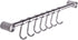 304 Stainless Steel Kitchen Utensil Racks with 7 Sliding Hooks Hangers Wall Mounted 15"...