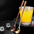 4 Pieces Coffee Spoons Teaspoons Stainless Steel Espresso Spoons Long Handle Soup Spoons Ice Cream Dessert Cake...
