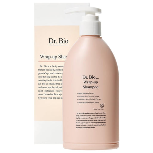 Dr. Bio Wrap-Up Shampoo (8.45oz/250ml)| Hydrating Mild Shampoo for Dry Hair, Sensitive & Itchy Scalp Soothing with Probiotics & CICA, Thickens Hai...