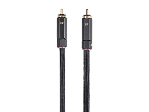 Monoprice Onix Series Digital Coaxial Audio/Video RCA Subwoofer CL2 Rated Cable, RG-6/U 75-ohm 3ft Black...