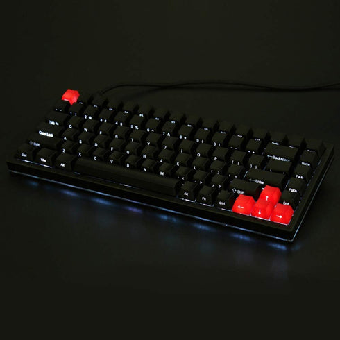 NPKC ABS 84 64 Key OEM ANSI ISO Side-lit 1.5mm Thickness Shine Through Keycap Only Keyset for YMD75 KBD75 Keycool 84 YD64 XD64 GK64 (Only Keycap)...