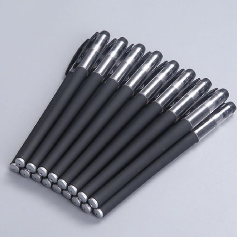 VILLCASE Black Gel Pens, 20pcs Fine Point Black Ink Pens Bulk, Stick Gel Ink Pens, Smooth Writing Pens 0.5mm Black Ballpoint Pens for School Offic...