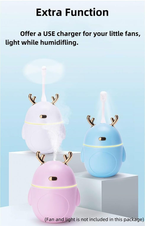 Warm and Sweet Diffuser with Ultrasonic Tech,USB-Powered Portable Diffuser for Essential Oils?Small Humidifier with 7-LED Color Changing for Car H...