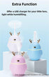 Warm and Sweet Diffuser with Ultrasonic Tech,USB-Powered Portable Diffuser for Essential Oils?Small Humidifier with 7-LED Color Changing for Car H...